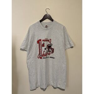 Vintage Preseason Nebraska CornHuskers Tshirt XL "#1 Deal With It America"‎